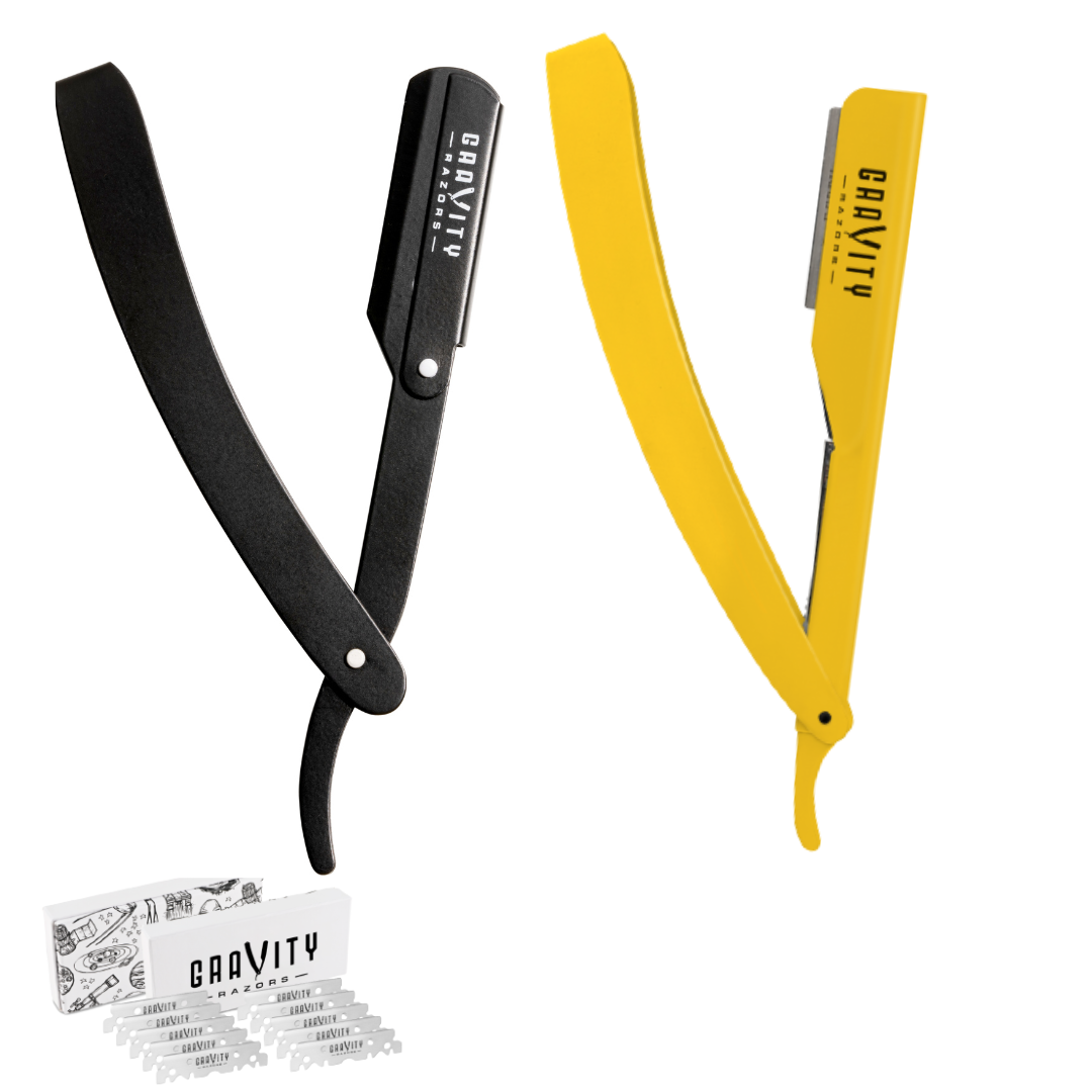 V Blade Razor 2mm vs 0.5mm Straight Razor Blades: Which Gravity Razor is Right for Y ...